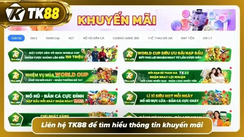 Kết nối với nhà cái để tìm hiểu ưu đãi